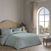 resm Linens Allday Luce Pamuk Saten Çift Kişilik Nevresim Takımı Mavi