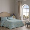 resm Linens Allday Luce Pamuk Saten King Nevresim Takımı Mavi