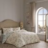 resm Linens Allday Fleur Pamuk Saten Çift Kişilik Nevresim Takımı Krem