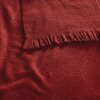 resm Linens Lunea Throw / Tv Battaniyesi Bordo Tek Kişilik