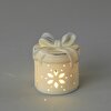resm Linens Gift Roller 9x8x11 cm Ledli Dekor Ekru