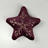 resm Linens Star 37x35 cm Kırlent Bordo