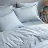 resm Linens Mix&Match Pamuk Saten 2'li Standart Yastık Kılıfı Seti Mavi