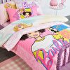 resm Taç Lisanslı Barbie Bright Tek Kişilik Pamuk Complete Set
