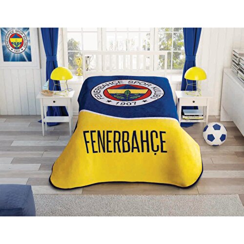 Resim Fenerbahçe Kulüp Tek Kişilik Battaniye