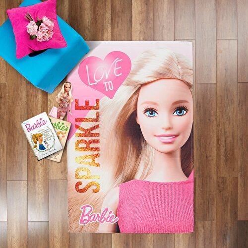 Resim Barbie Sparkle Halı