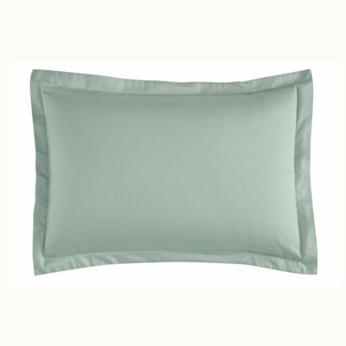 Resim Linens Mix&Match Pamuk Saten 2'li Volanlı Yastık Kılıfı Seti Yeşil