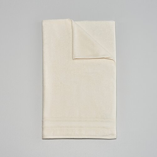 Resim Linens Soft Pamuk 85x150 cm Banyo Havlusu Ekru
