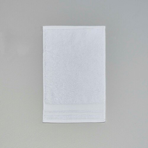 Resim Linens Soft Pamuk 30x45 cm El Havlusu Beyaz