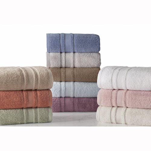 Resim Linens Soft Pamuk 30x45 cm El Havlusu Pudra