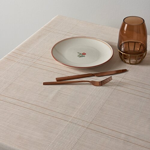 Resim Linens Basic 160x300 cm Masa Örtüsü Krem