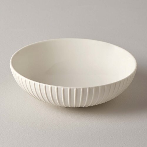 Resim Linens Trend Porselen 18 cm Kase Beyaz