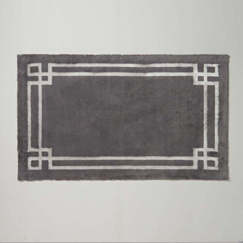Resim Linens Olina Banyo Paspası 70x120 Cm Koyu Gri