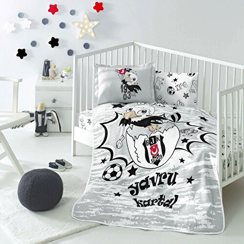 Resim Taç Beşiktaş Kartal Bebek Pike Takımı