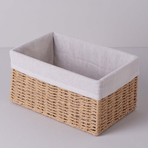 Resim Linens Carry 30x20x15 cm Sepet Naturel