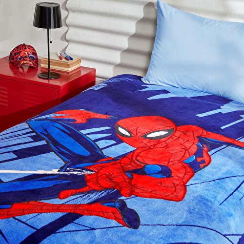 Resim Lisanslı Spiderman Original Tek Kişilik Battaniye