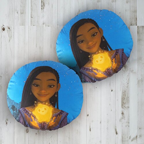 Resim Lisanslı Disney Wish 40x40 Pamuk Kırlent