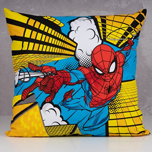 Resim Lisanslı Spiderman Pamuk Tek Kişilik Çift Taraflı Nevresim Seti