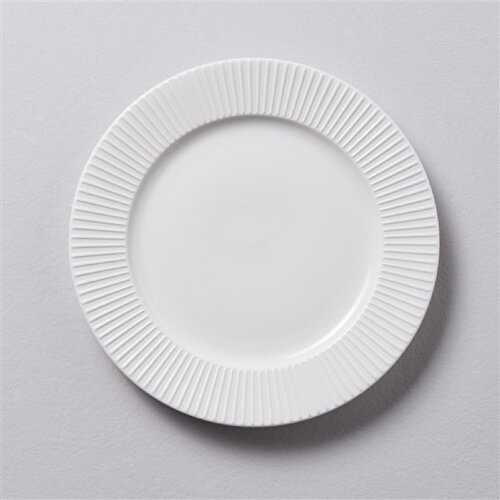 Resim Linens Trend Porselen 27 cm Servis Tabağı Beyaz