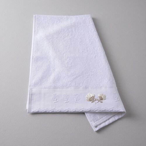 Resim Linens Frea Bambu 50X85 cm Yüz Havlusu Beyaz