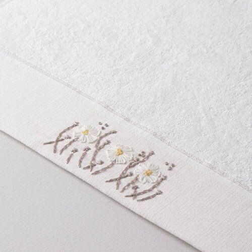 Resim Linens ivory Bambu 50X85 cm Yüz Havlusu Ekru