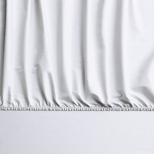 Resim Linens Mix&Match Pamuk Saten Süperking Size Lastikli Çarşaf Ekru