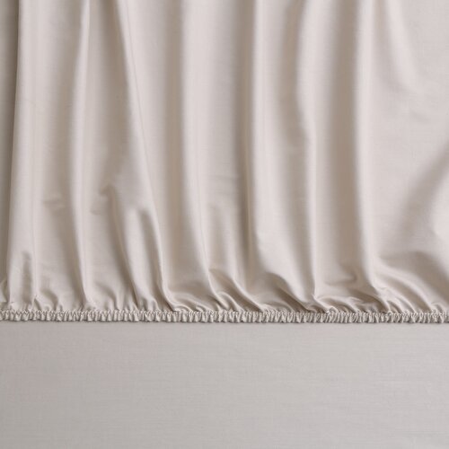 Resim Linens Mix&Match Pamuk Saten Süperking Size Lastikli Çarşaf Taş