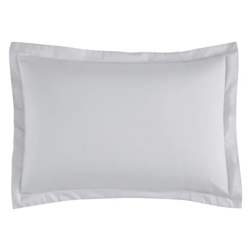 Resim Linens Mix&Match Pamuk Saten 2'li Volanlı Yastık Kılıfı Seti Gri