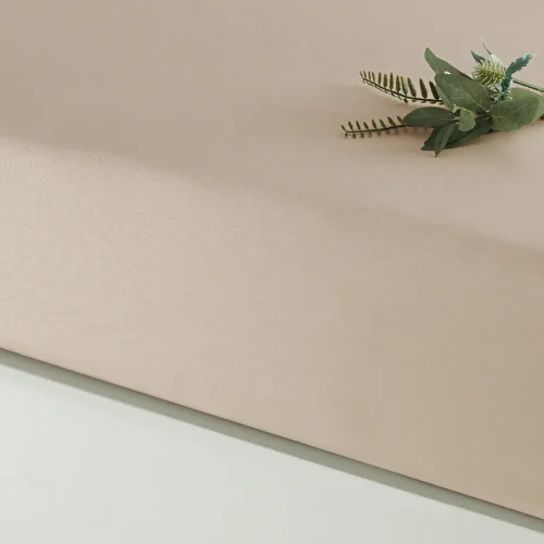 Resim Linens Mix&Match Pamuk Saten Çift Kişilik Lastikli Çarşaf Camel
