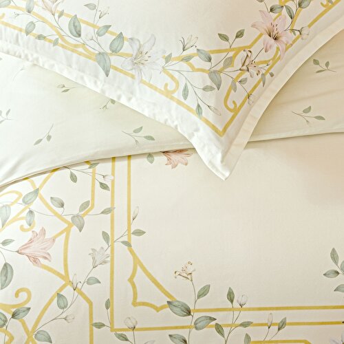 Resim Linens Sc Allday Lukıs Nevresim Takımı Tek Kişilik Ekru