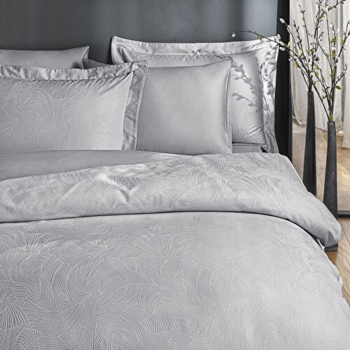 Resim Linens Sc Jakar Wave Nevresim Takımı Çift Kişilik Gri