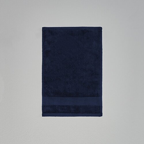 Resim Linens Premium Pamuk 30x45 cm El Havlusu Lacivert