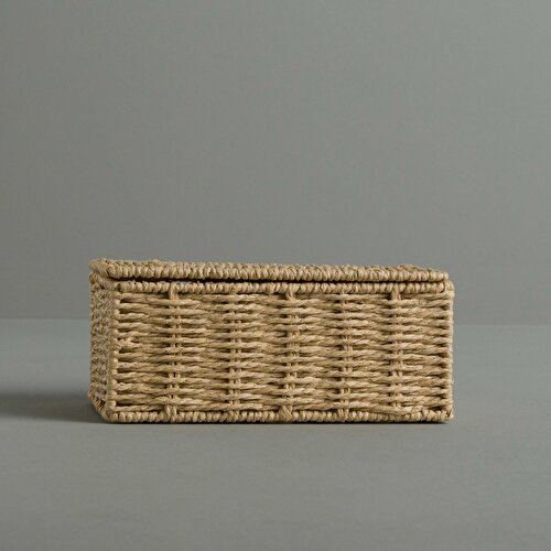 Resim Linens Carry 24X14X10 cm Pecete Kutusu Naturel