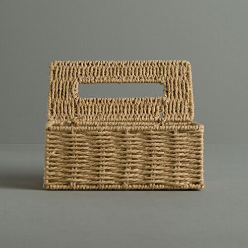 Resim Linens Carry 24X14X10 cm Pecete Kutusu Naturel