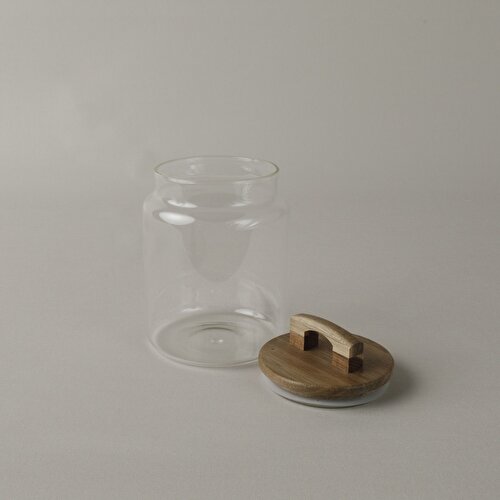 Resim Linens Orla Cam 12x12x17 cm Kavanoz