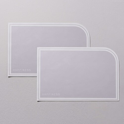 Resim Detayları Göster Linens Happıness 2'li 45x30 cm Amerikan Servis Gri