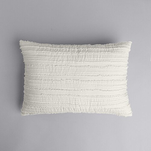 Resim Linens Gorgeous 40x60 cm Kırlent Kılıfı Beyaz