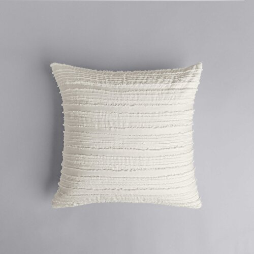 Resim Linens Gorgeous 50x50 cm Kırlent Kılıfı Beyaz