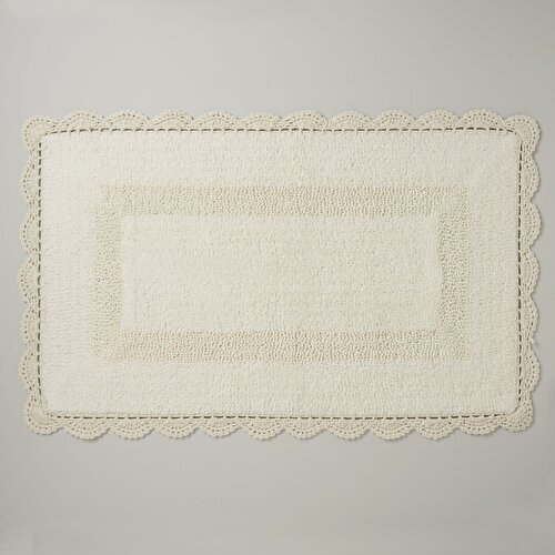 Resim Linens Kremi Banyo Paspası Ekru 60x100 cm