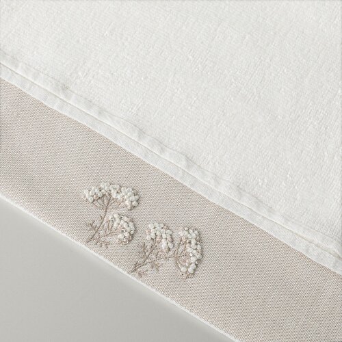 Resim Linens Nora Bambu El Havlusu 30X45 Cm Ekru