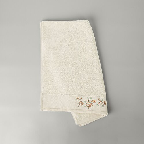 Resim Linens Tella Bambu Yüz Havlusu 50X85 Cm Krem