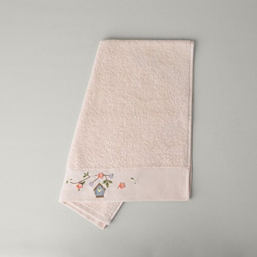 Resim Linens Luvena Pamuk Yüz Havlusu 50x85 Cm Somon