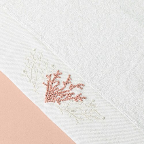Resim Linens Coral Bambu Yüz Havlusu 50x85 Cm Beyaz