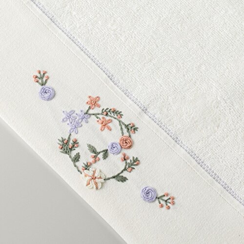 Resim Linens Lılla Bambu Yüz Havlusu 50X85 Cm Ekru