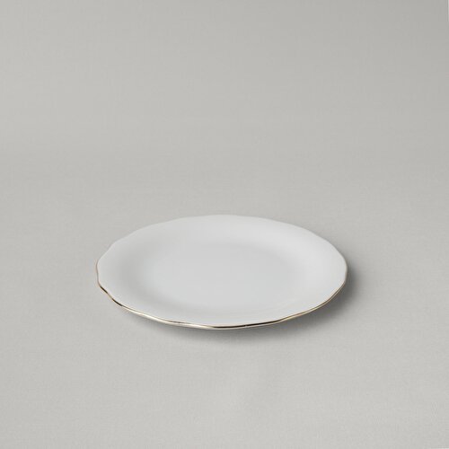 Resim Linens Elegant Porselen Pasta Tabağı 20 cm Gold