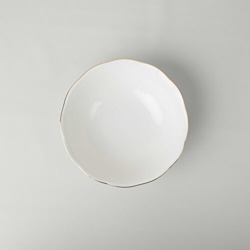 Resim Linens Elegant Porselen Kase 23 cm Gold