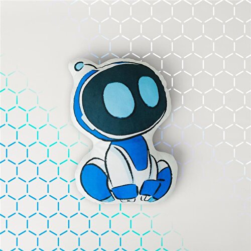 Resim Lisanslı Playstation Astrobot Polyester Şekilli Kırlent