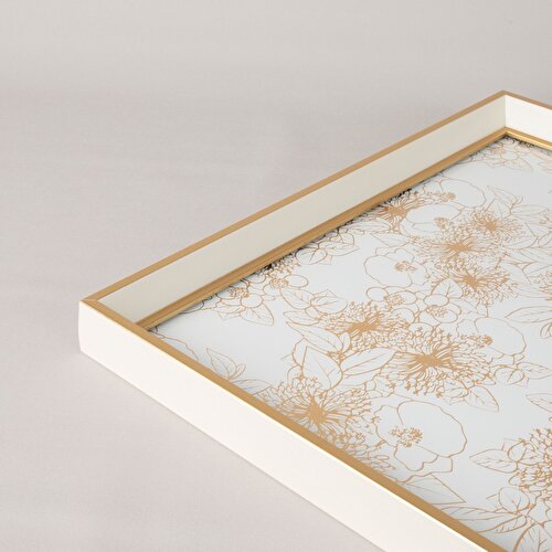 Resim Linens Pugi Dekoratif 30x42 cm Tepsi