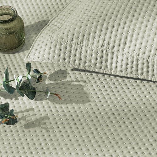 Resim Linens Mist Çift Kişilik Yatak Örtüsü Seti Açık Yeşil