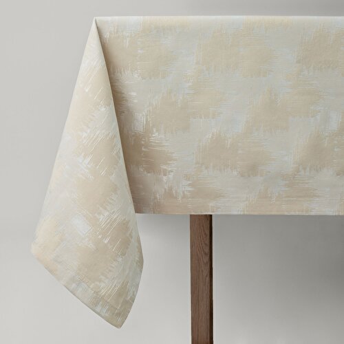 Resim Linens Coen 150x250 cm Masa Örtüsü Bej